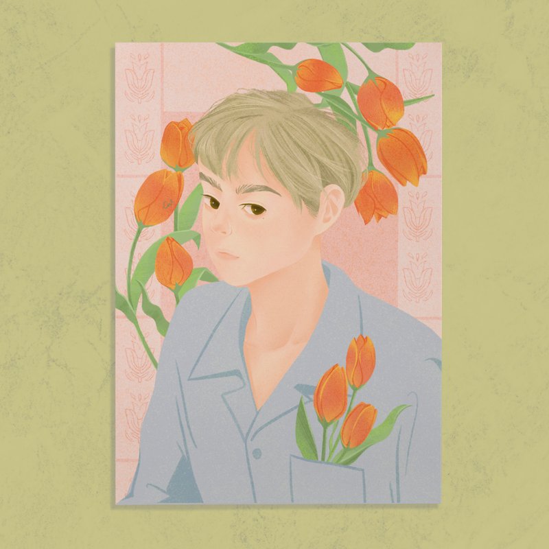 【插画收藏】Orange Appreciation 感谢的橘 7寸 喷墨插画 - 海报/装饰画/版画 - 纸 多色