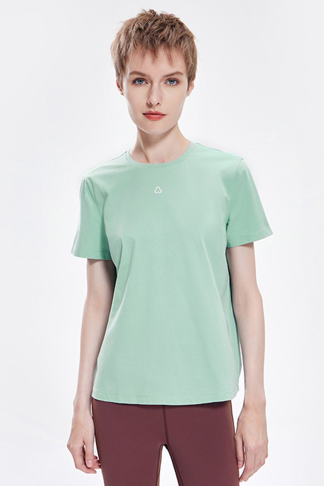 Classic Short Sleeve Tee - 女装运动衣 - 棉 