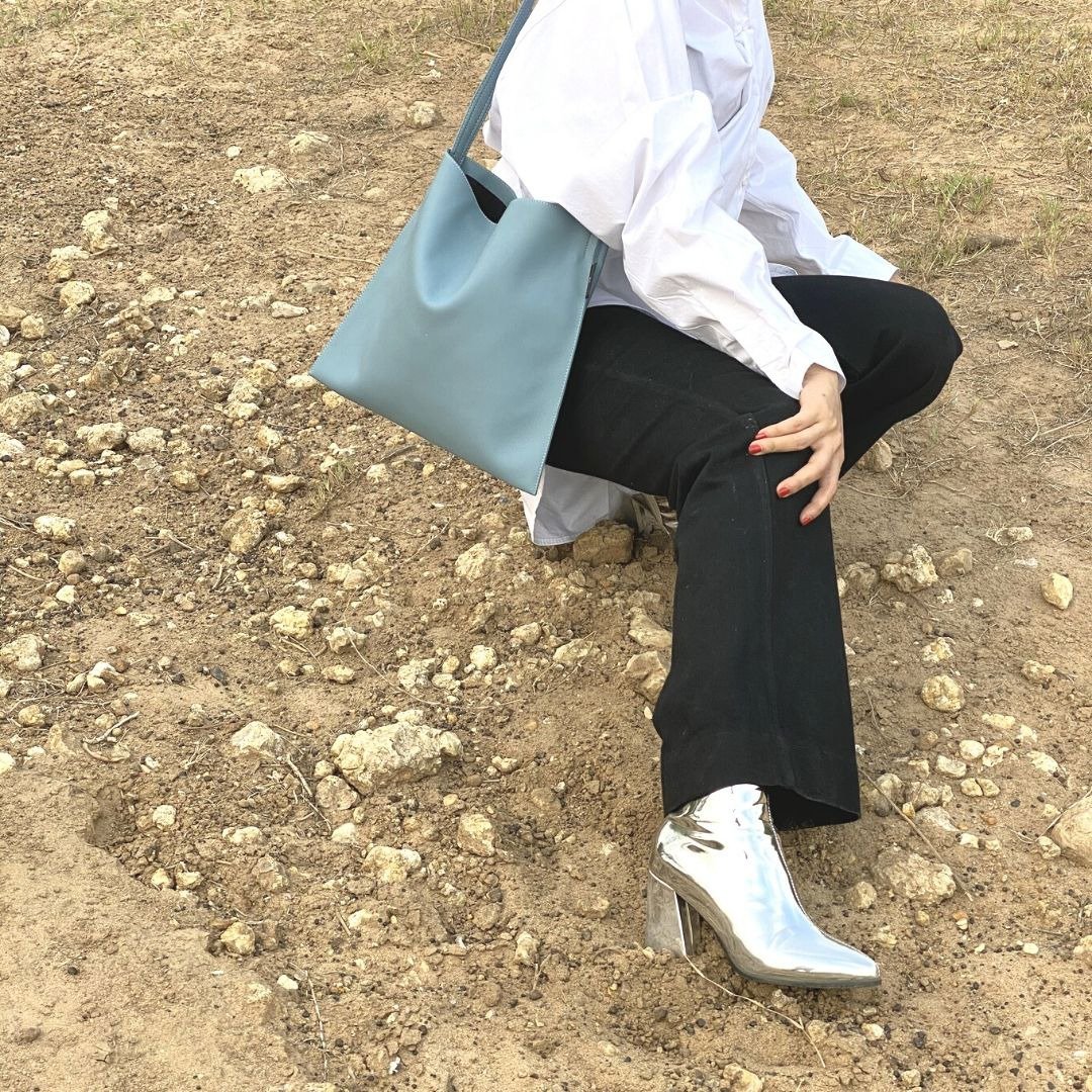 RUST BRAND / HOBO MEDIUM - SKY BLUE - 其他 - 人造皮革 蓝色