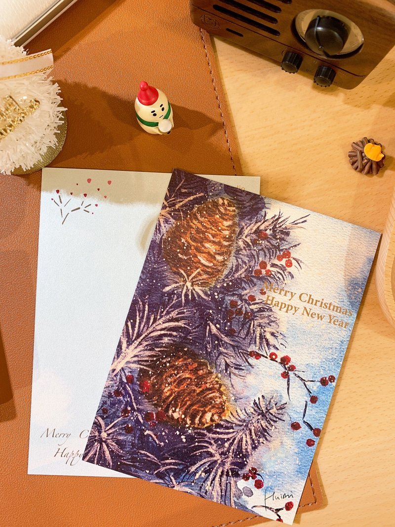 【耶诞明信片-星星漫天款】耶诞森林 - 卡片/明信片 - 纸 