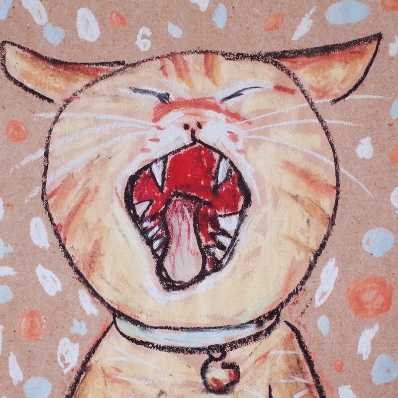 A4 小海报_醉猫来袭 - 海报/装饰画/版画 - 纸 