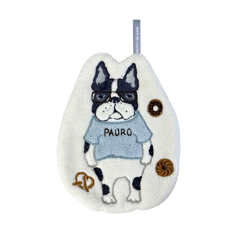 Kusuguru Japan 擦手巾 可挂式 模切造型速干吸水擦手巾 -米白色 - 其他 - 聚酯纤维 白色