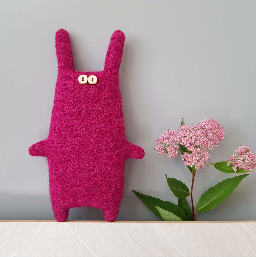Stuffed Rabbit PDF sewing pattern rag doll tutorial in English Digital download - 手工艺教程/工具书 - 其他材质 