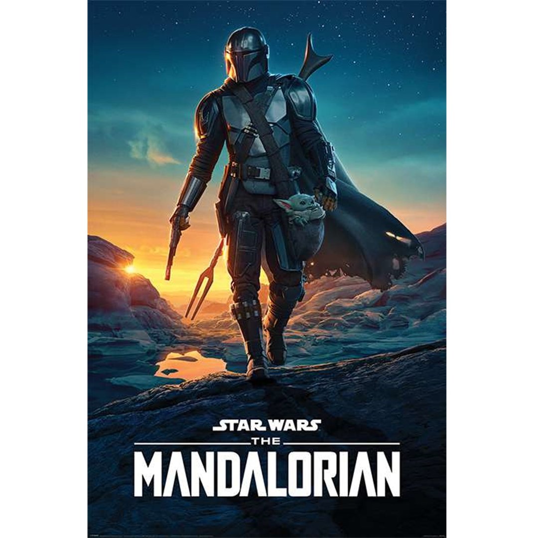 【星际大战】曼达洛人 Star Wars: The Mandalorian (黄昏)-海报 - 墙贴/壁贴 - 其他材质 多色