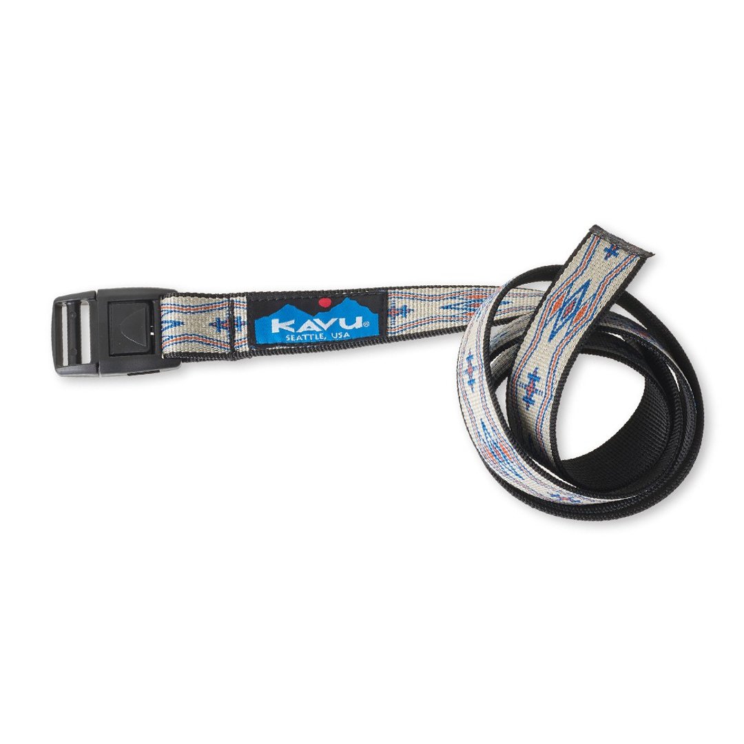 【西雅图 KAVU】 Burly Belt 休闲皮带 柚木 #914 - 皮带/腰带 - 其他材质 蓝色