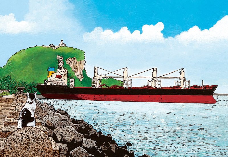 108片拼图—看海的日子 - 拼图 - 纸 