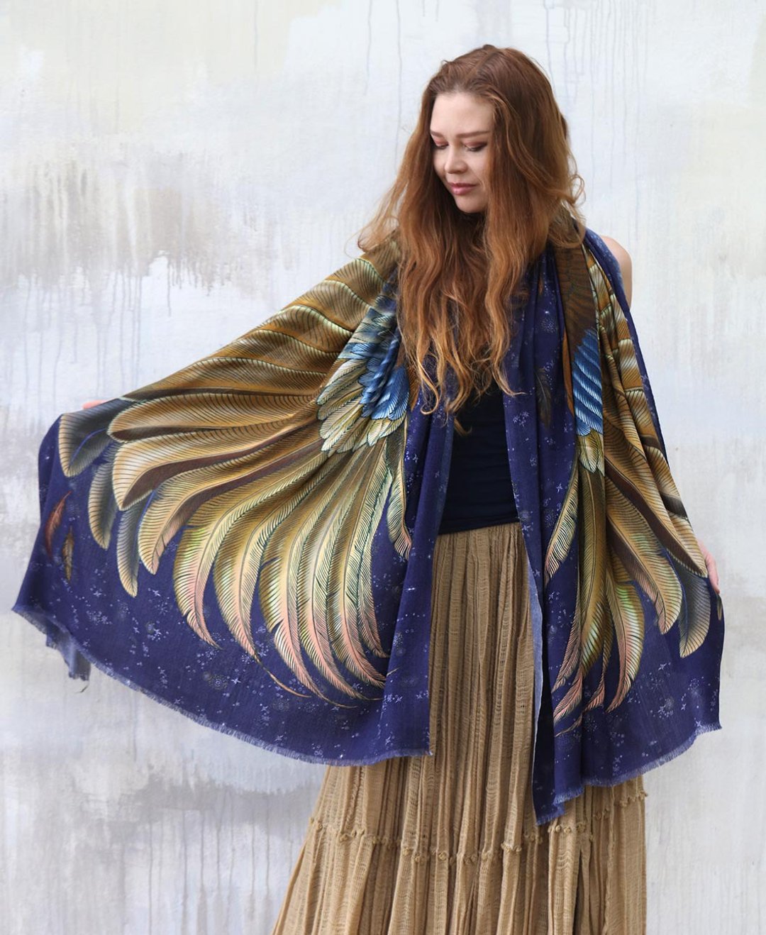 Celeste Shawl - 丝巾 - 棉 