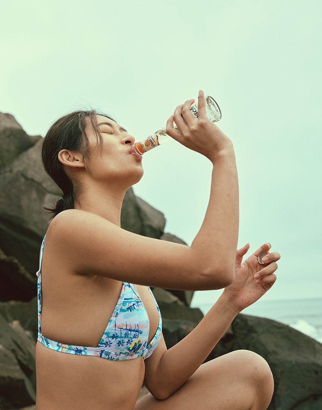 Haolang 海岛浪波比基尼TOP/限定款 - 女装泳衣/比基尼 - 聚酯纤维 
