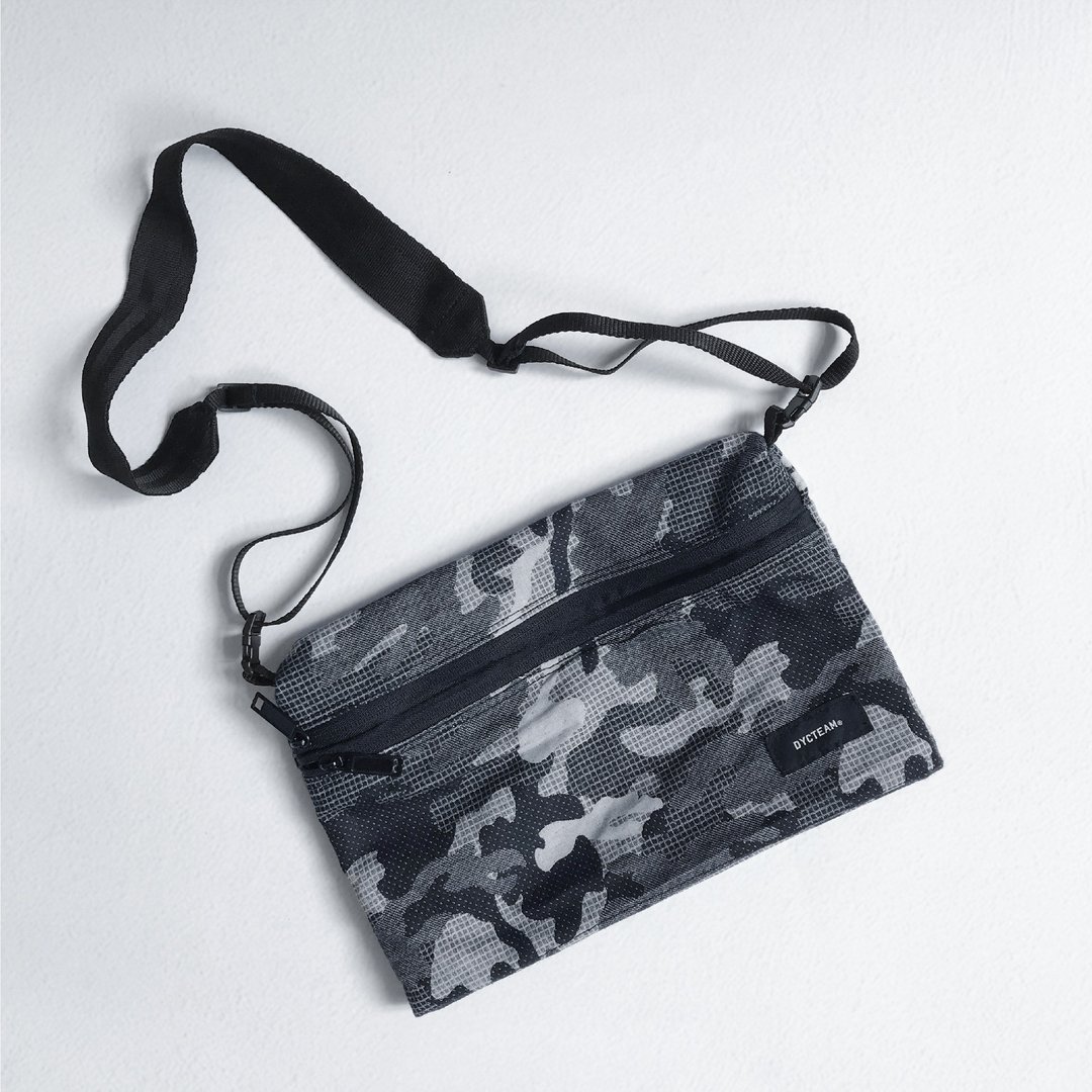 DYCTEAM - Camouflage Pattern Bag - 侧背包/斜挎包 - 棉 蓝色