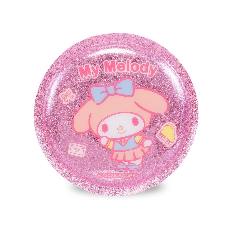 三丽鸥联名 替换式魔鬼毡特大徽章-美乐蒂 My Melody 书包配件 - 徽章/别针 - 其他材质 粉红色