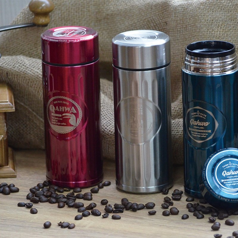 CB Japan Qahwa第三波精品咖啡专用保冷保温杯(五色可选) - 保温瓶/保温杯 - 不锈钢 银色