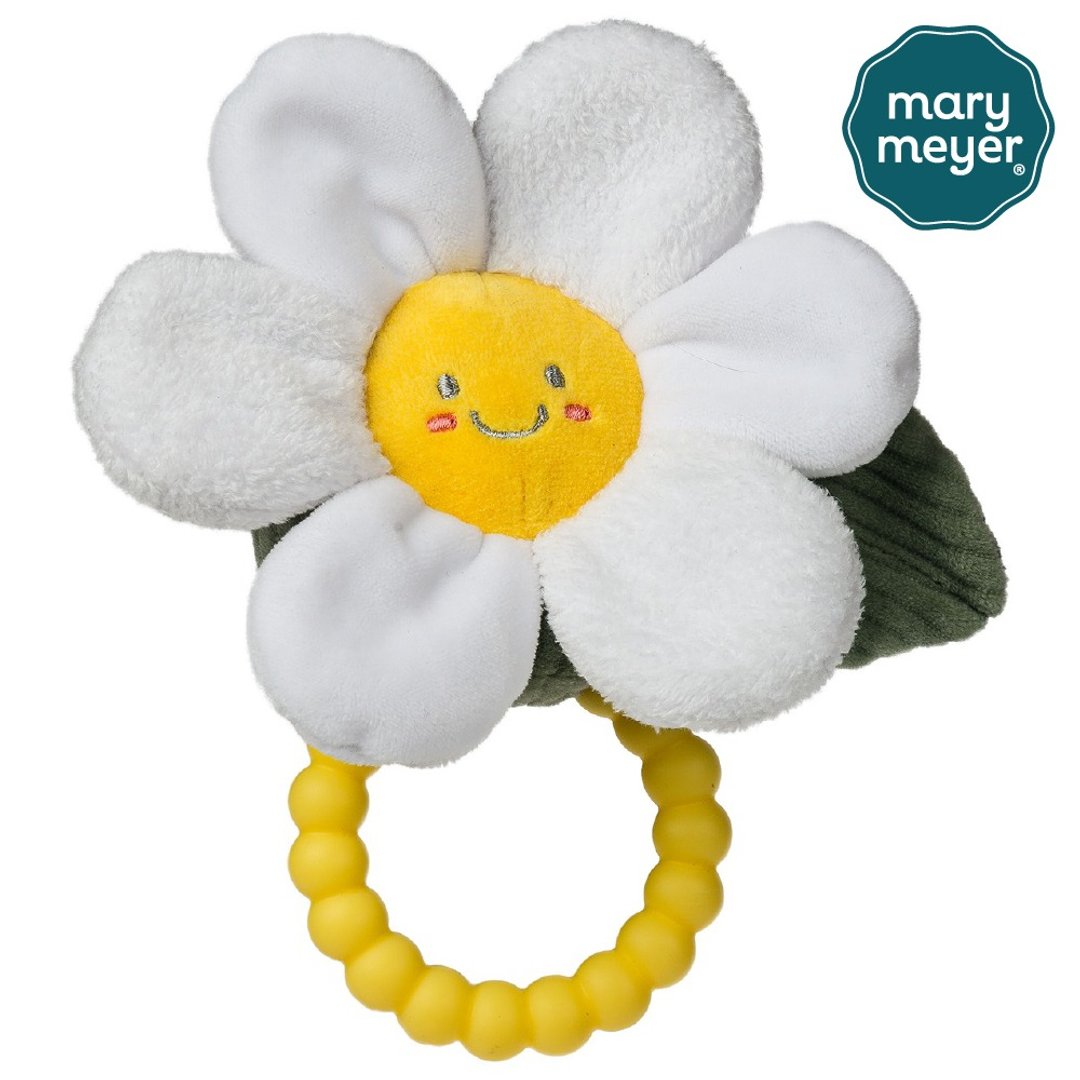 官方直营快速出货【MaryMeyer】柔软手摇铃 - 微笑小雏菊 - 玩具/玩偶 - 其他材质 白色