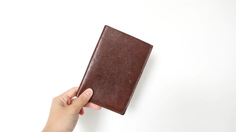 复古仿皮啡色护照套 - 护照夹/护照套 - 人造皮革 咖啡色