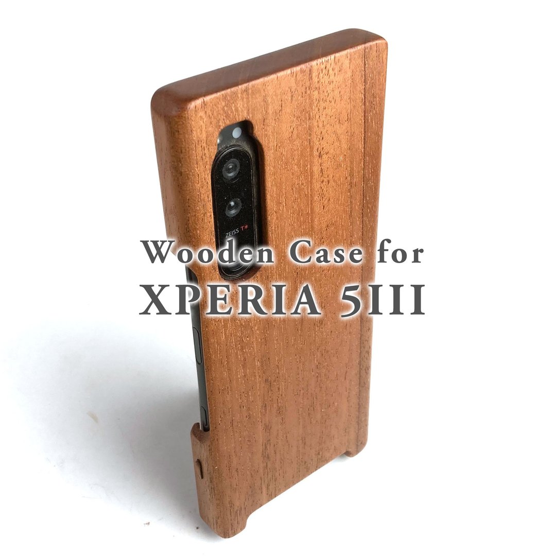 [Made to order] Achievements and secure support XPERIA 5iii (mark3) dedicated custom wooden case - 手机壳/手机套 - 木头 