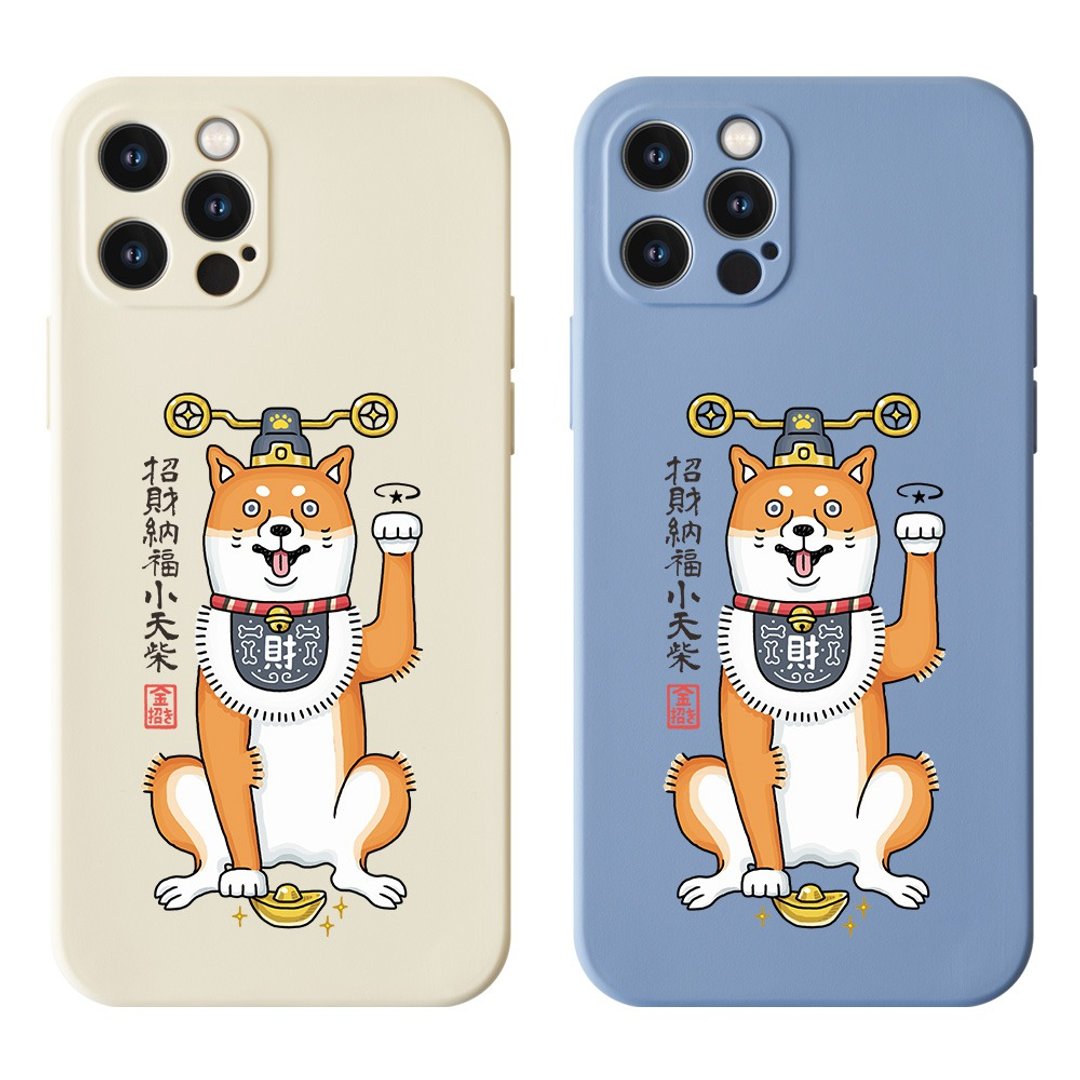 保罗先生招财纳福小天柴系列全包iPhone手机壳 - 手机壳/手机套 - 硅胶 多色