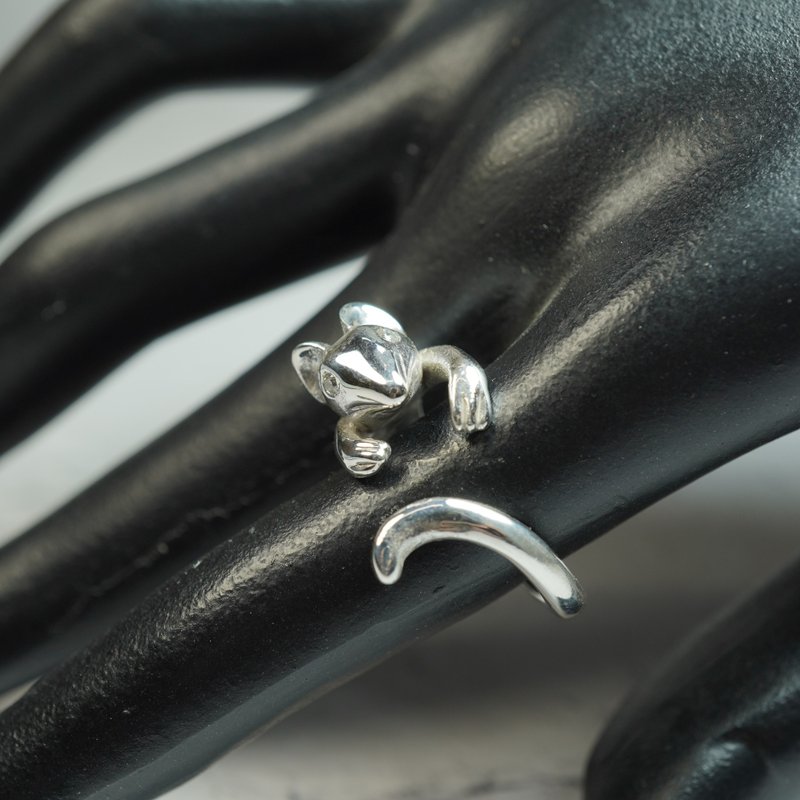 动物 老鼠 262 - 戒指 - 其他金属 银色