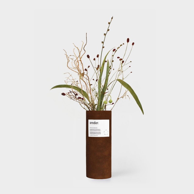 Flowervase 绒布套 - 植栽/盆栽 - 其他材质 咖啡色