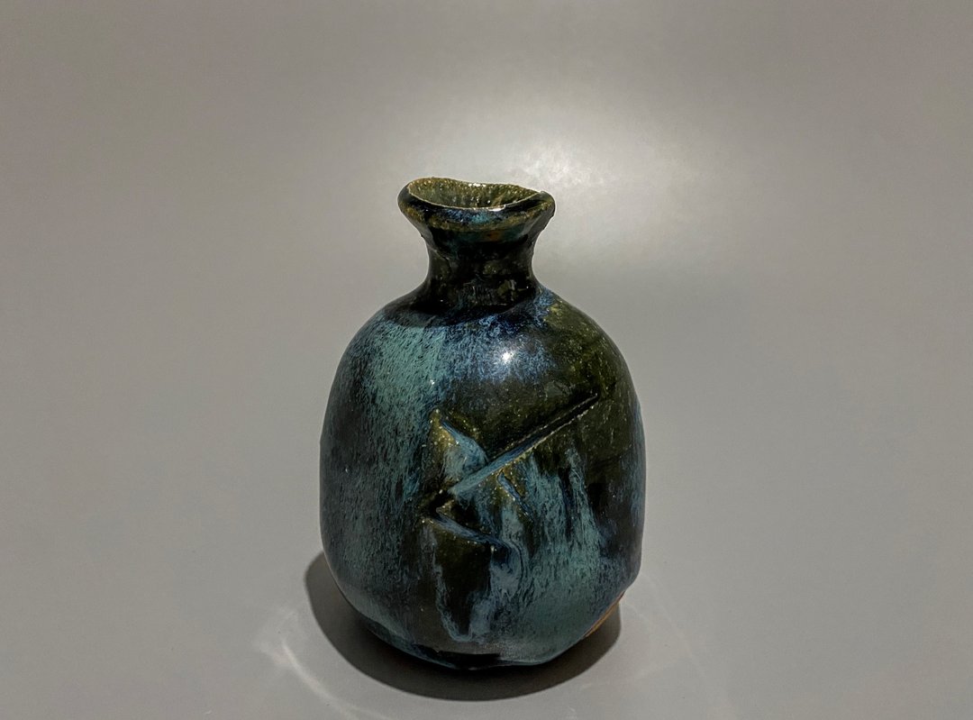 Sake Tokkuri - 花瓶/陶器 - 陶 