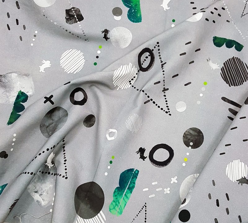 独家水洗牛津布 韩国制 4色 - 编织/刺绣/羊毛毡/裁缝 - 棉．麻 灰色