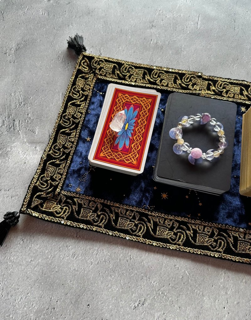 塔罗布　tarot mat 　tarot cloth  Made in JAPAN - 餐垫/桌巾 - 其他人造纤维 