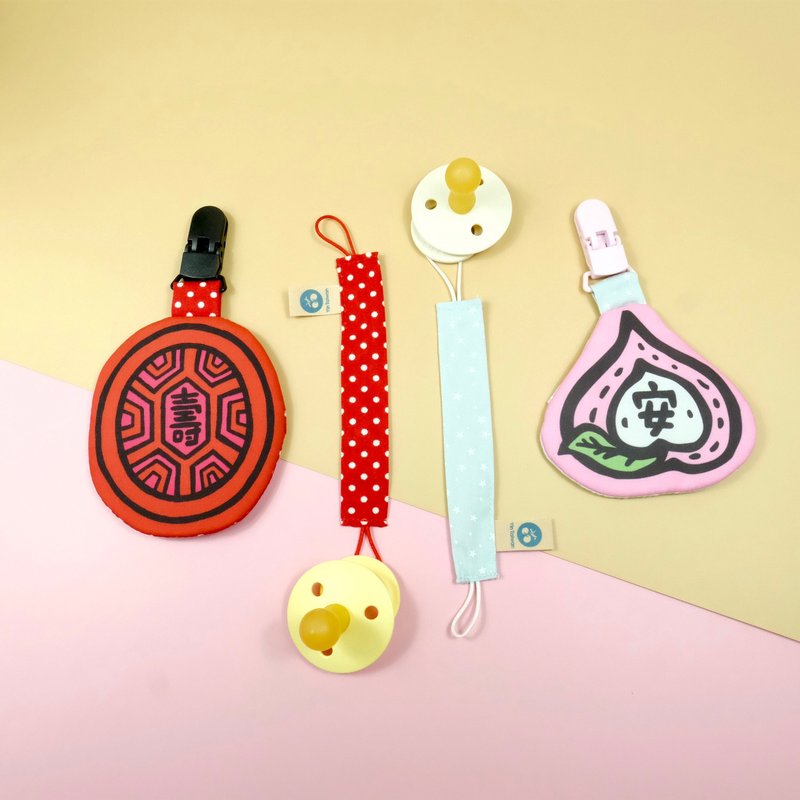 红龟粿 平安符奶嘴袋 柔和亲肤 春节过年 品质非仿冒品可比拟 - 平安符/符袋 - 聚酯纤维 红色