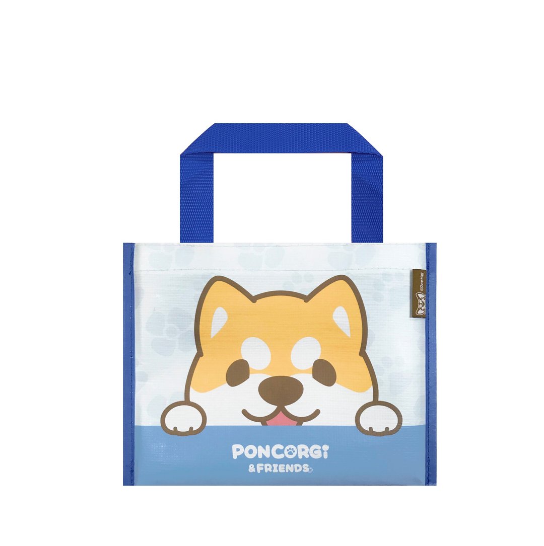 Sunny Bag x 柯基犬椪椪 轻便野餐垫-绣球花柴柴款 - 野餐垫 - 其他材质 蓝色