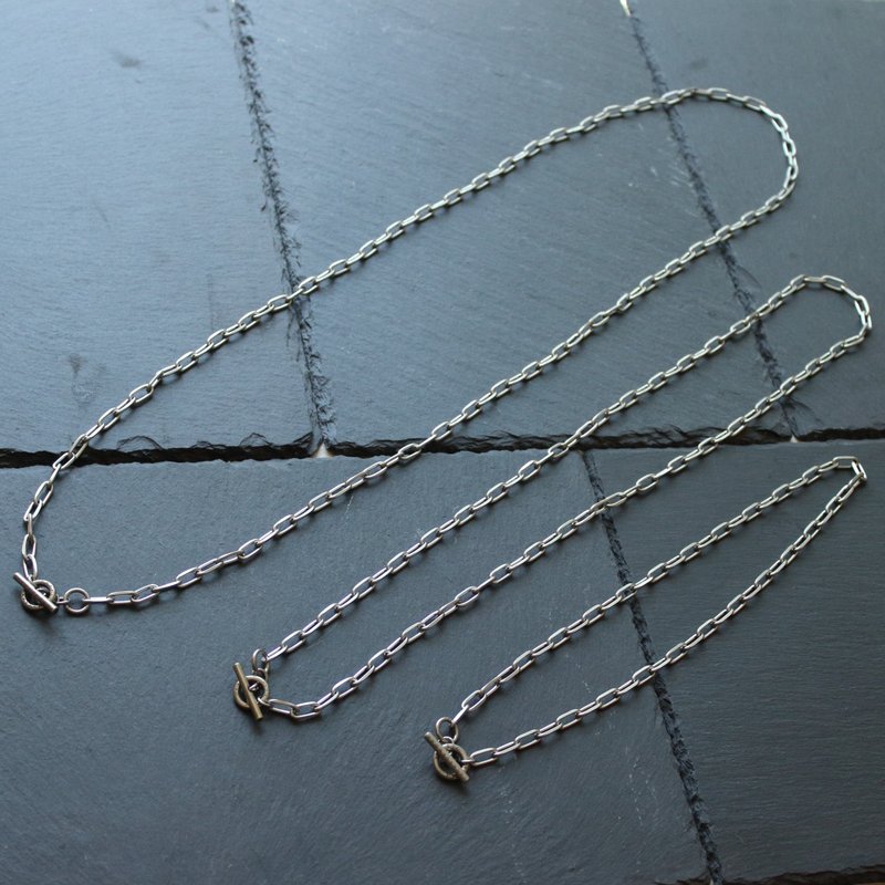 黄铜×无斯坦斯项链  链内克莱斯 - 项链 - 银 银色