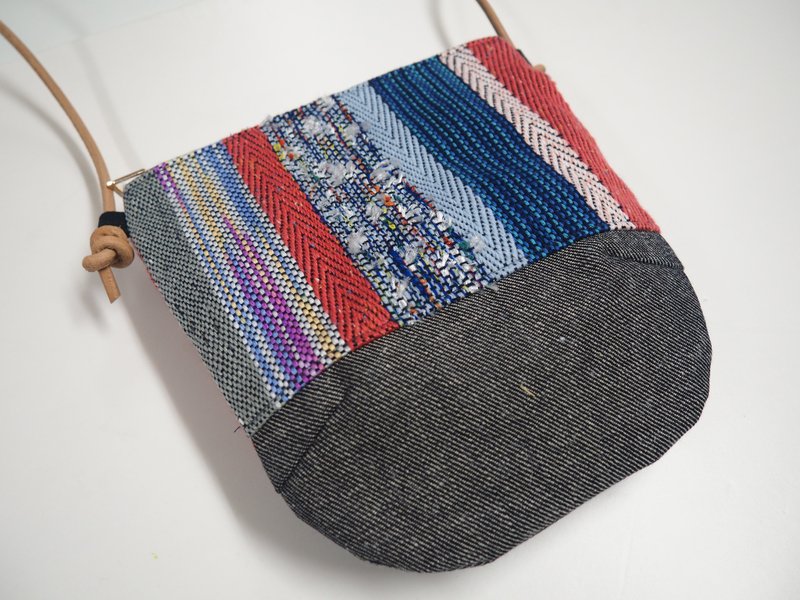 彩色织布侧背袋 - 侧背包/斜挎包 - 棉．麻 多色