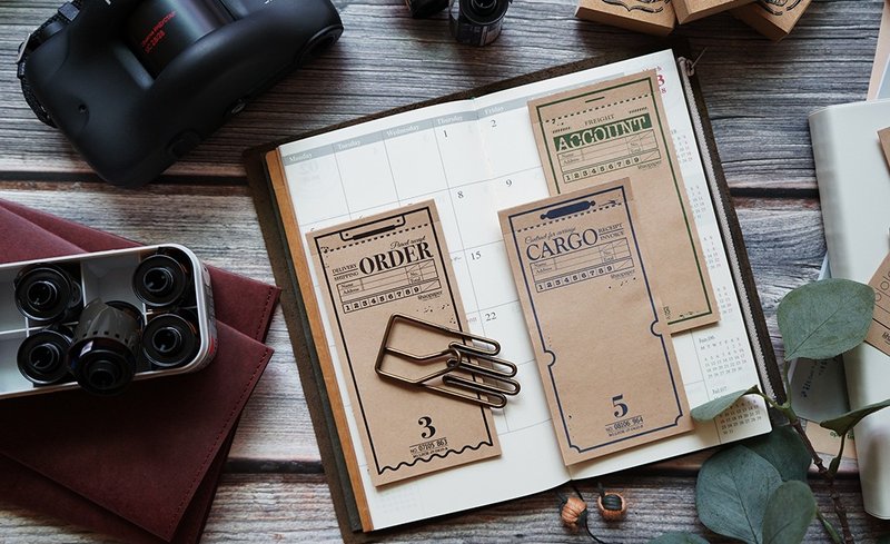 NOTEPAPER 357牛皮纸笔记便笺便条纸 - 便条纸/标签贴 - 纸 卡其色