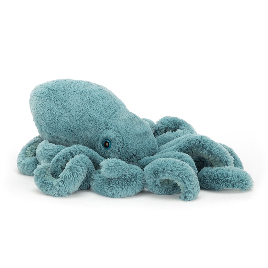Jellycat Sol Squid 小乌贼 24厘米 - 玩偶/公仔 - 聚酯纤维 蓝色