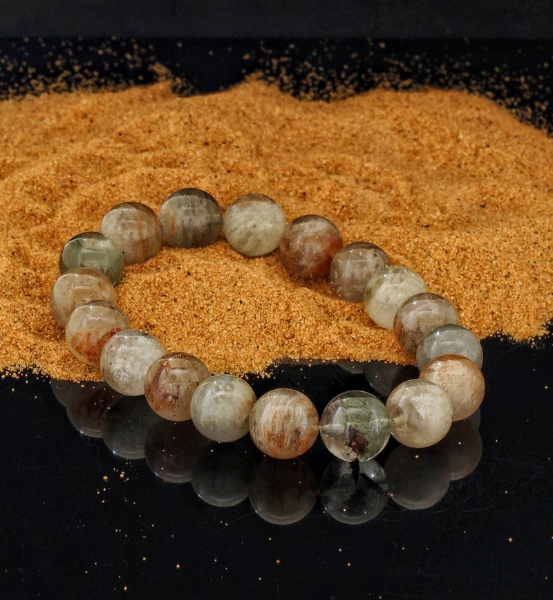 千层四季幽灵 11.8mm 水晶手链 ( HKA9203 ) - 手链/手环 - 水晶 