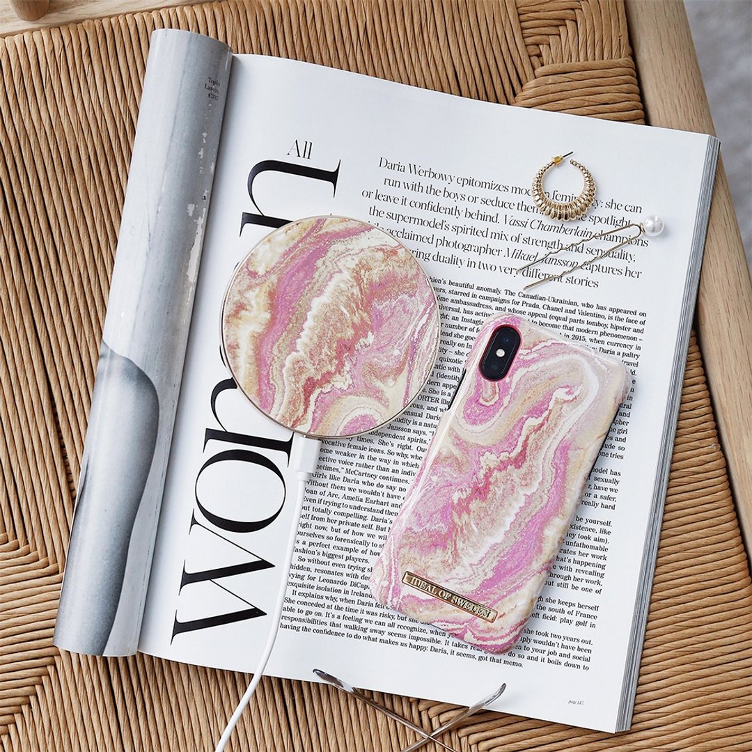 iPhone 11系列 Xs/XR/Xs Max 北欧时尚瑞典流行手机壳-戈尔登霞红 - 手机壳/手机套 - 塑料 粉红色