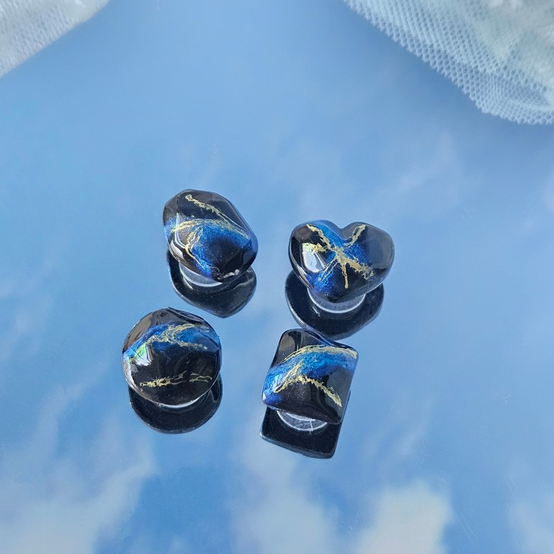 【银河系列】- 银河粒粒扣 - - 其他 - 树脂 黑色