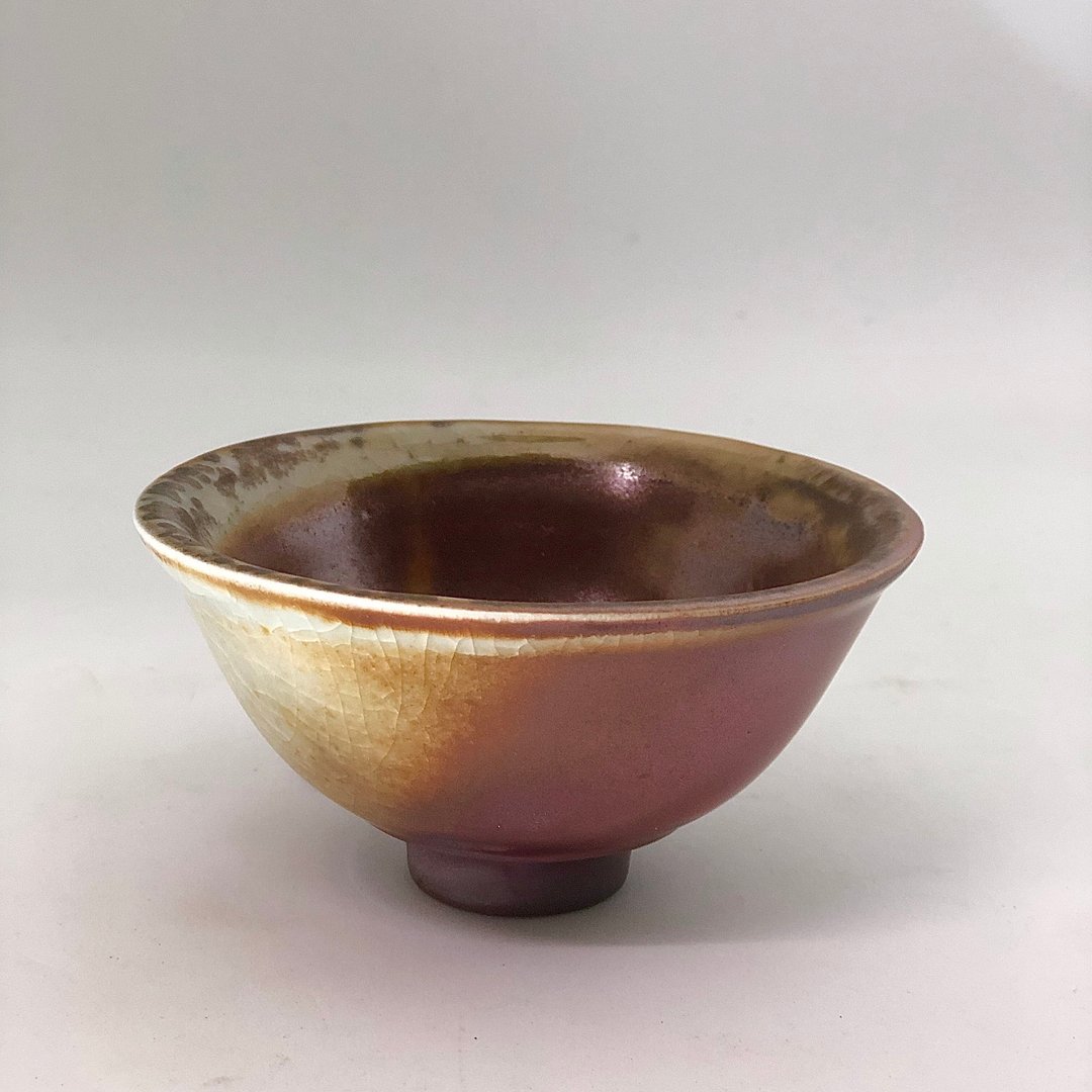 【唯一手作】柴烧 志野小茶碗- 落日余晖SUN002 - 茶具/茶杯 - 其他材质 
