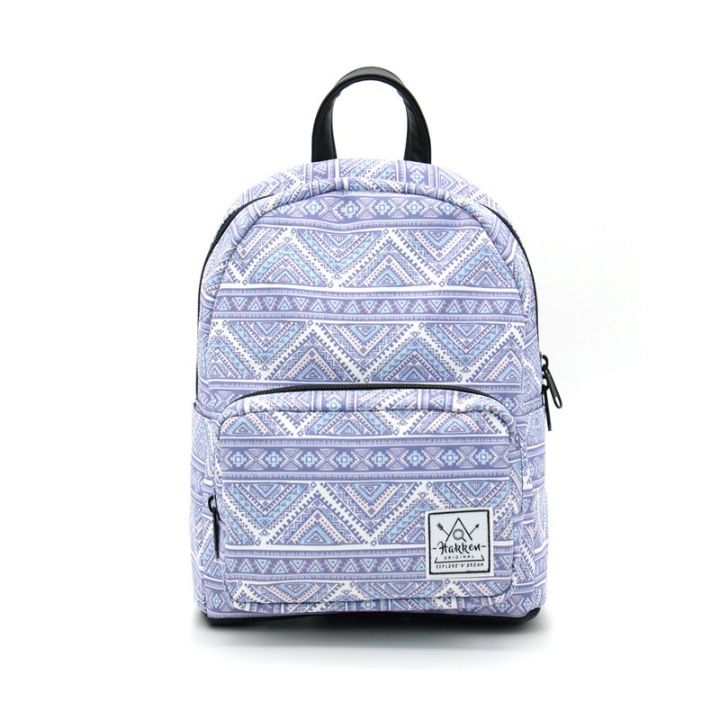 Tribal Mesh ❖ 民族 小背包 - 后背包/双肩包 - 防水材质 蓝色