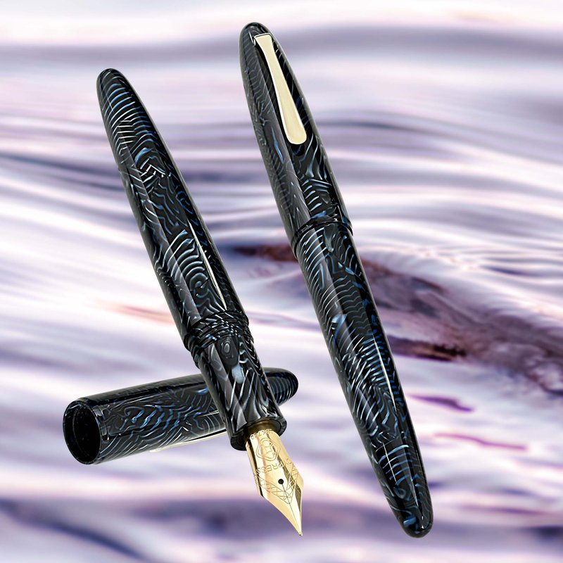 CYPRESS【花红水绿-CE062】气密套钢笔 独家设计 优雅修长 - 钢笔 - 其他材质 多色