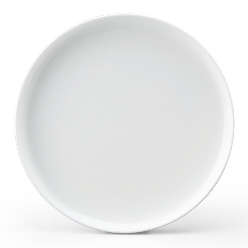 【Narumi】MonoStyle联名骨瓷餐盘21cm-白 - 盘子/餐盘/盘架 - 陶 白色