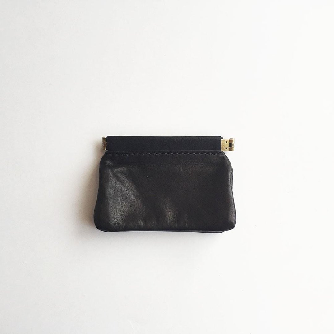 □ □ resale of baby hip Baneguchi qualified black - 零钱包 - 真皮 黑色