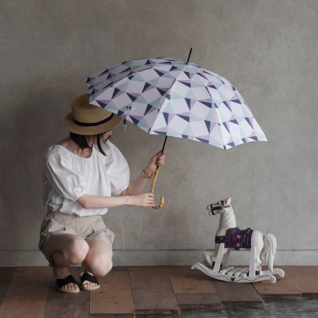 竹柄伞　晴天和雨天都可以使用　阳伞 - 雨伞/雨衣 - 防水材质 多色
