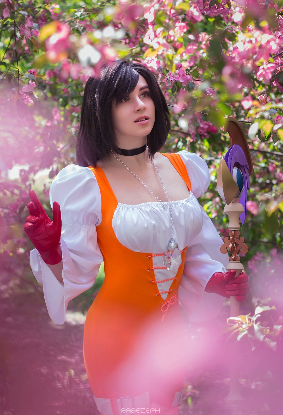 Final Fantasy 嘉妮特·蒂尔·亚历山德罗十七世 Cosplay 服装 - 阿修罗之杖 - 背带裤/连体裤 - 其他材质 多色