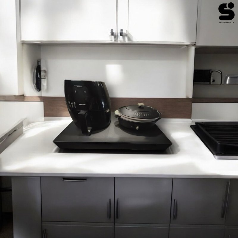 厨房瓦斯炉多功能台面置物架  瓦斯炉专用定制收纳台面架  一体式 - 其他 - 其他金属 黑色