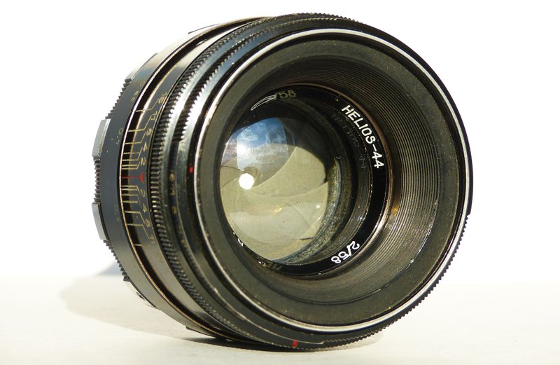 Helios-44 2/58 USSR black lens for SLR M39 mount BelOMO Zenit 8 blades - 相机 - 其他材质 黑色