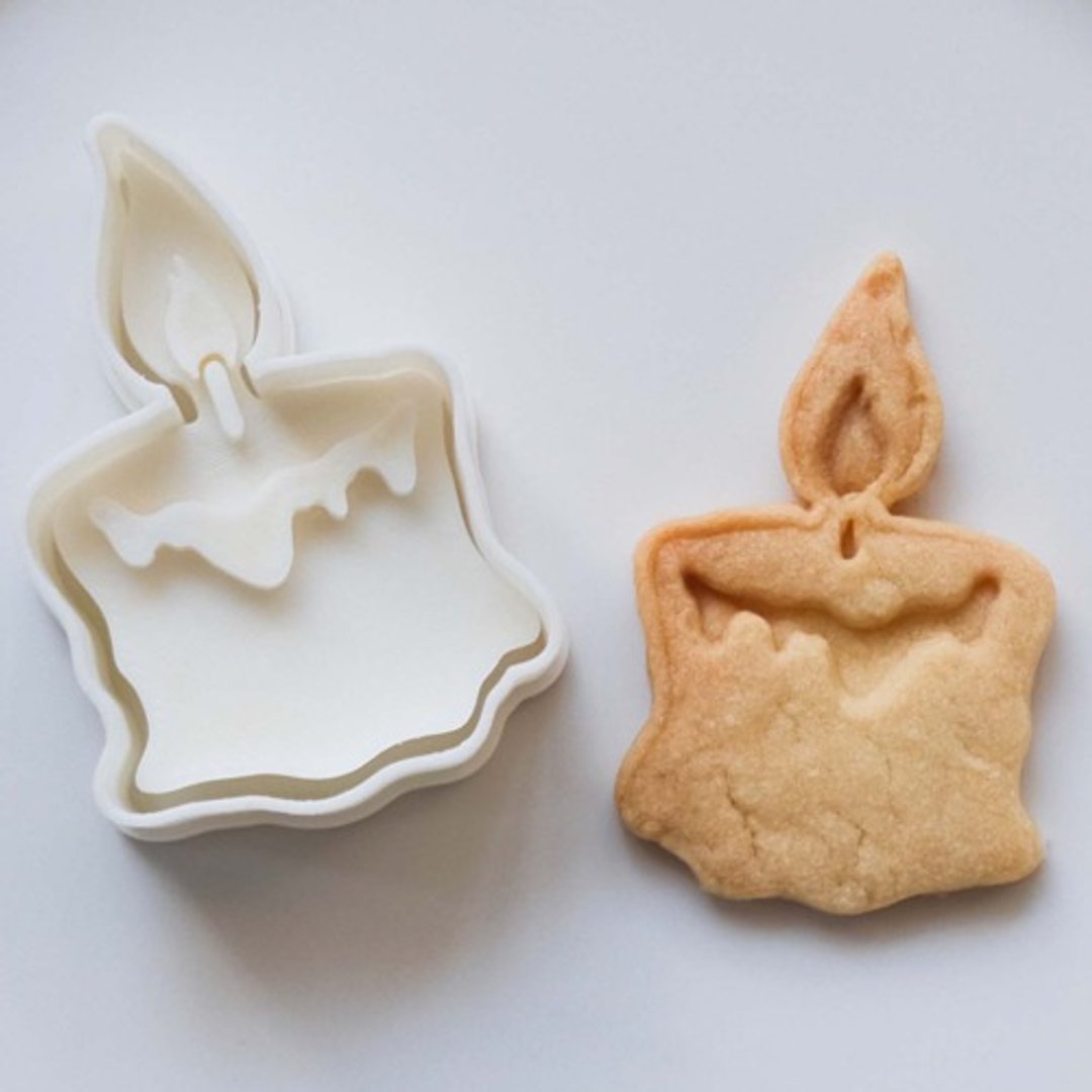 Candle (cookie cutter / cookie type) - 厨房用具 - 木头 