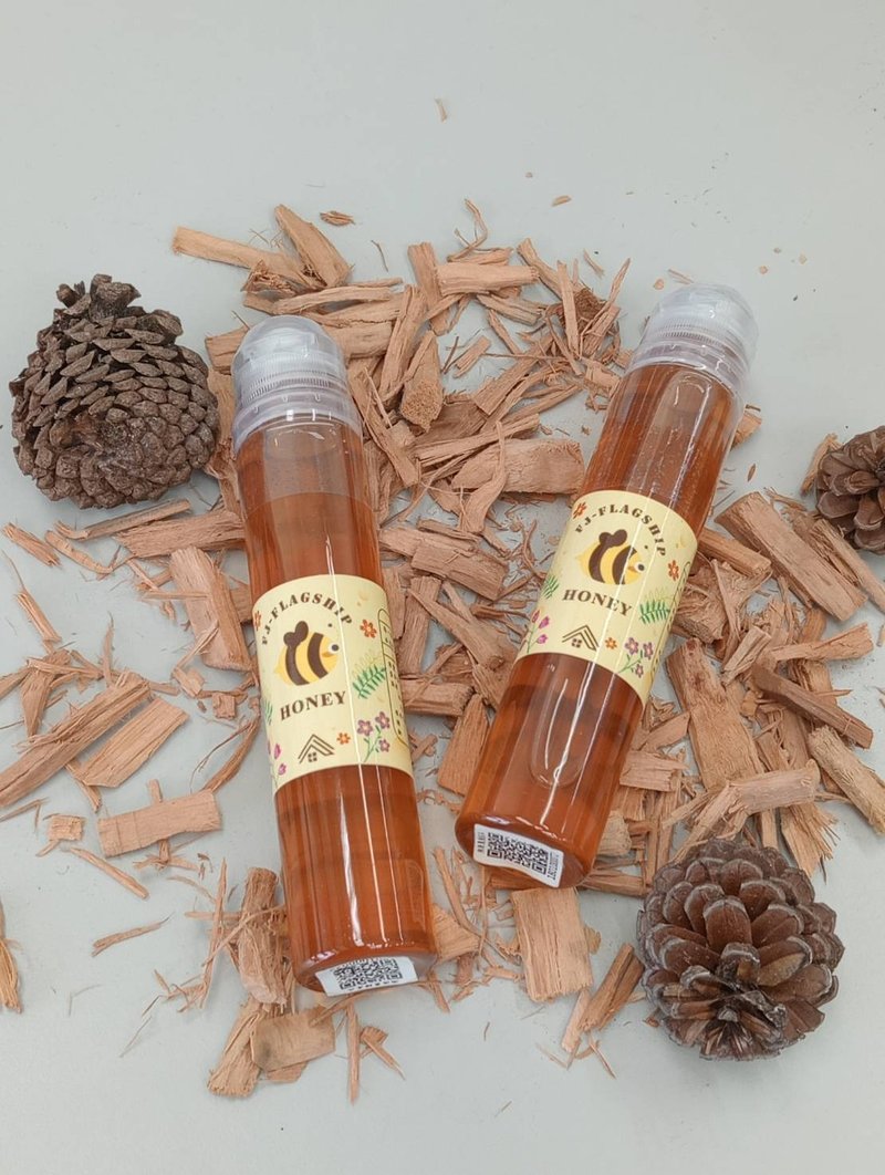 【棋建壂 HONEY】100%纯天然森林野花蜜野花蜜 红淡蜜| 130g - 蜂蜜/黑糖 - 其他材质 橘色