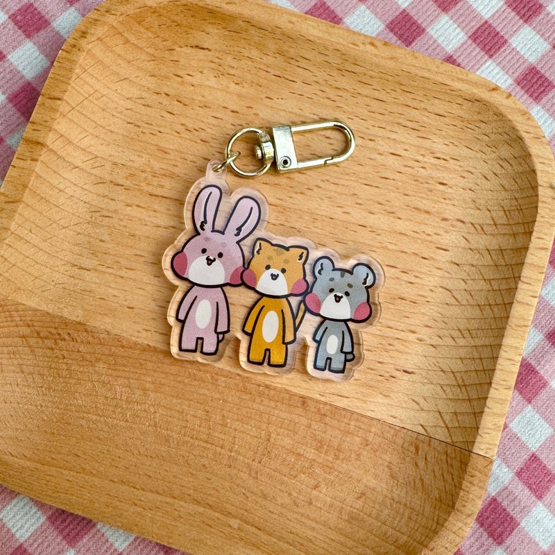 一起走 | 压克力钥匙圈 - 钥匙链/钥匙包 - 压克力 