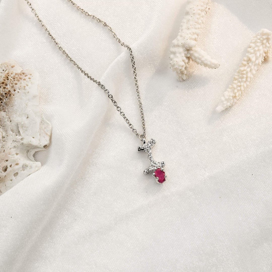 Alphabet pendant I letter - 项链 - 铜/黄铜 