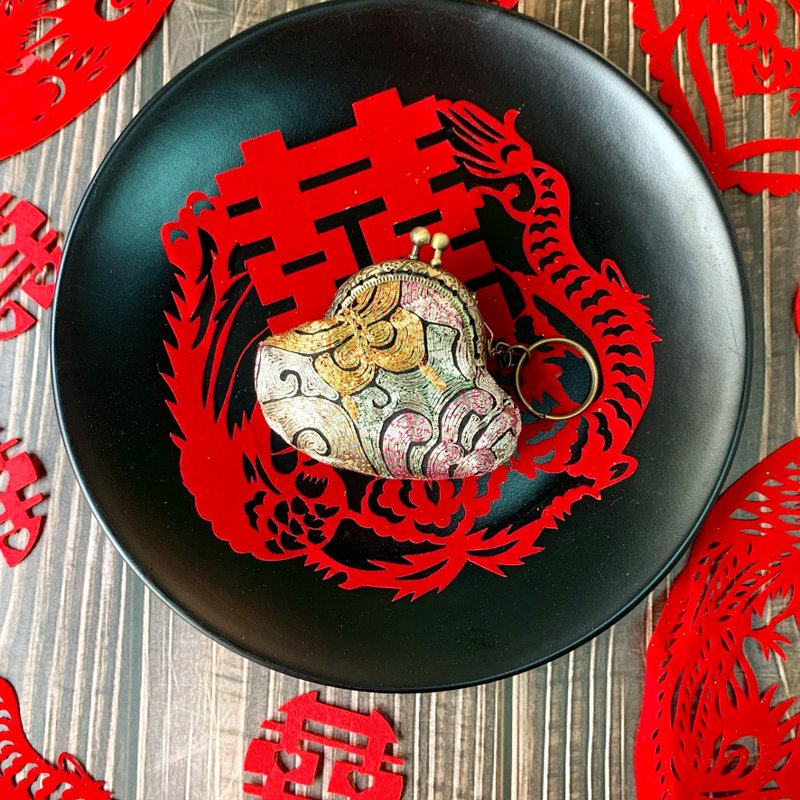 激罕!! 二手黑色裙褂迷你口金包 - 零钱包 - 其他材质 黑色