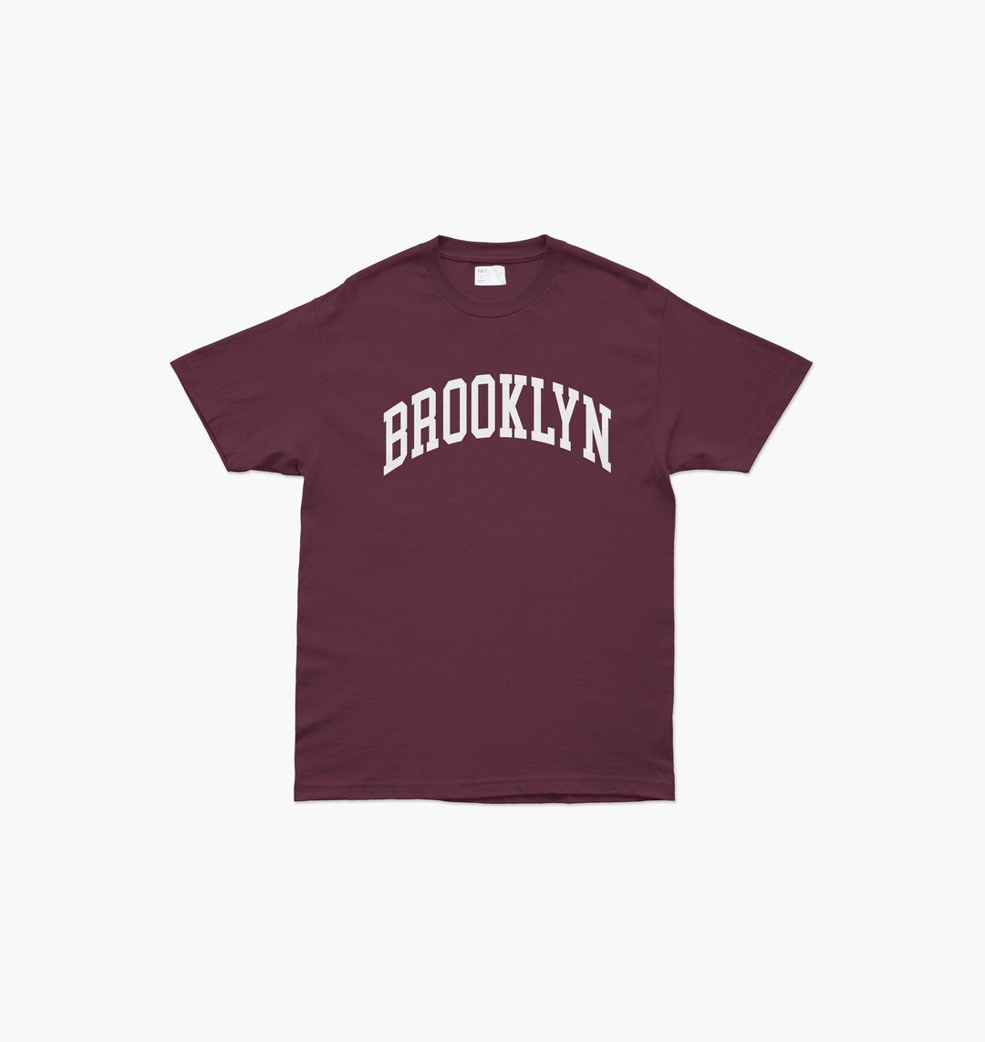 上衣 HAY : BROOKLYN T-Shirt - White / Green / Maroon (unisex) - 女装 T 恤 - 棉．麻 