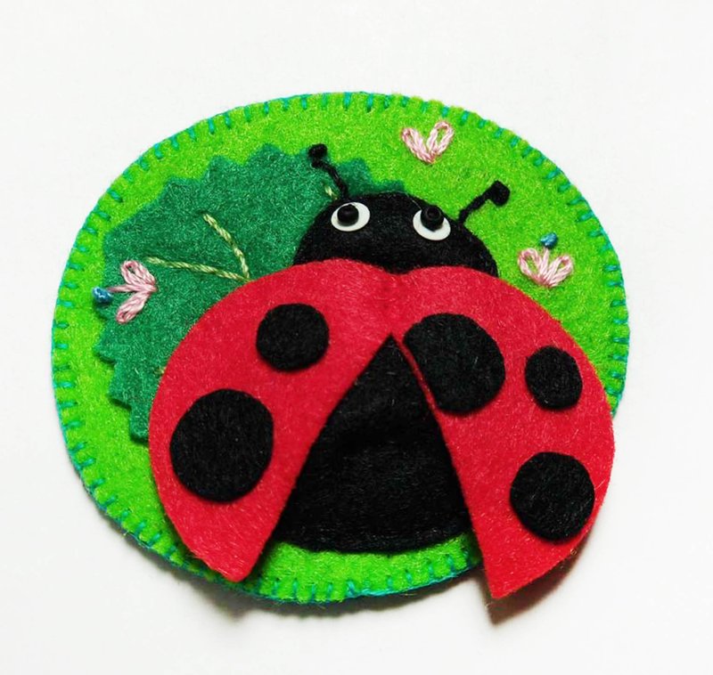 训练眼罩 弱视矫正 眼罩 Patch Eye  单眼左右更换式遮眼罩- 瓢虫 - 眼罩 - 其他人造纤维 红色