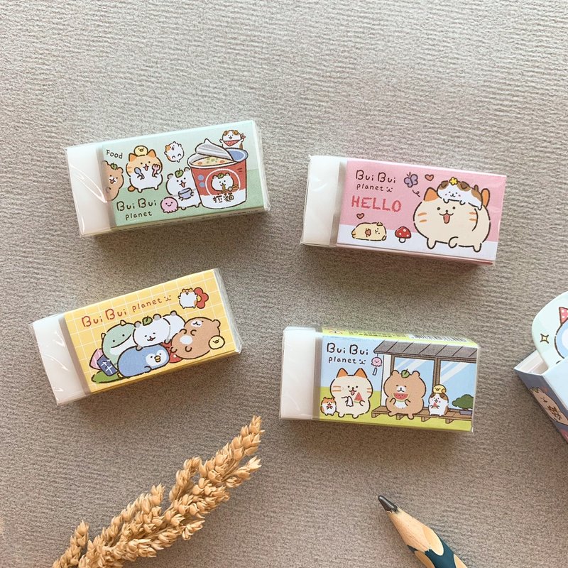 胖胖星球 -橡皮擦。JER-07。 - 其他书写用品 - 塑料 